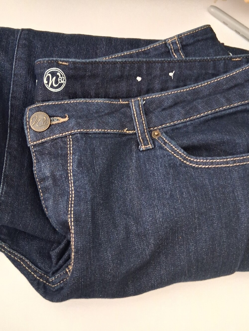 WESTPORT Straight-Leg Dark Blue Jeans Size 16 - Picture 5 of 8